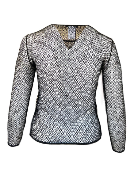 Marina Rinaldi Women's Black Quasari Pullover Shirt NWT