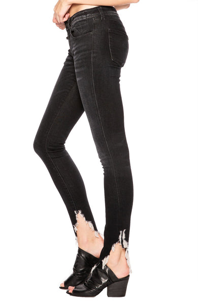R13 Denim Women's Dark Moon Kate Skinny Jeans Size 24 $395 NWT