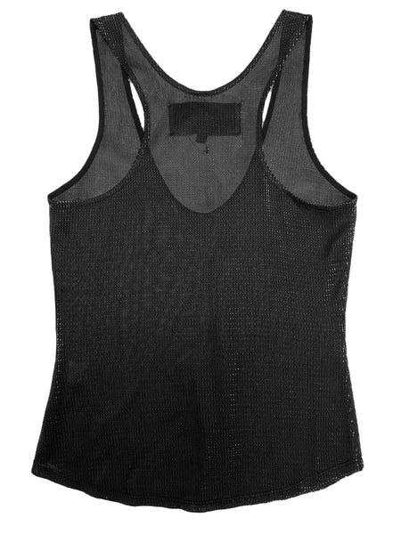 Hanley Mellon Women's Sleeveless Lurex Racer Back Tank