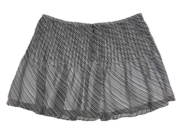 Hanley Mellon Women's Striped Chiffon Pleated Skirt