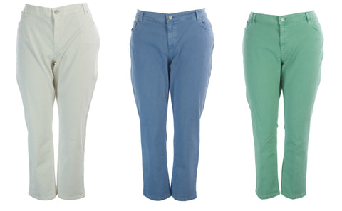 MARINA RINALDI Women's Radiale Super Slim Cut Jeans $290 NWT
