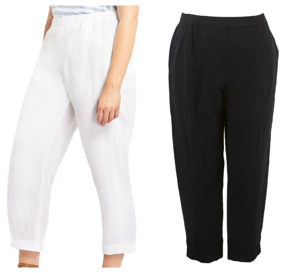 MARINA RINALDI Women's Ravalle Cropped Pants $255 NWT