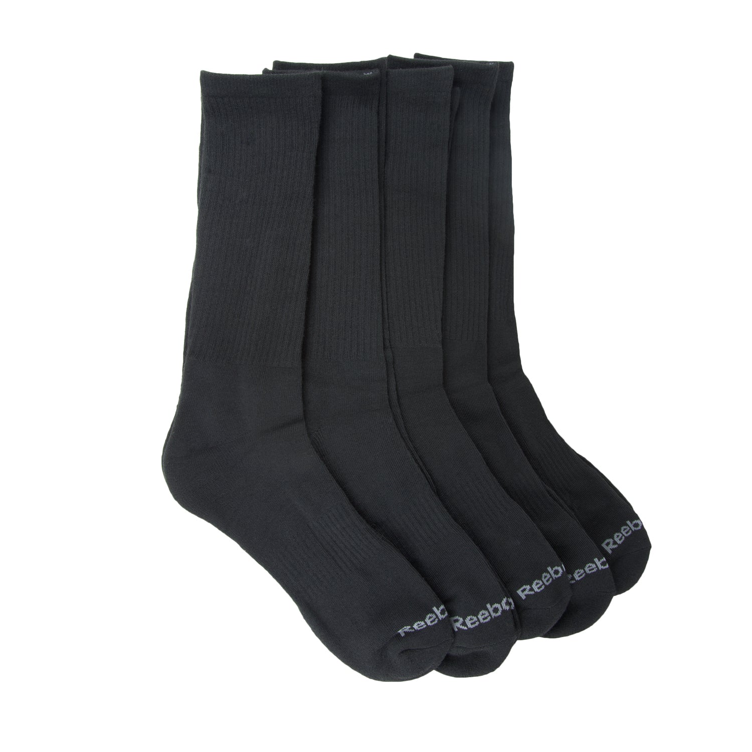 Reebok Men s 5 Pack XL Crew Socks Sz 12.5 16 NEW