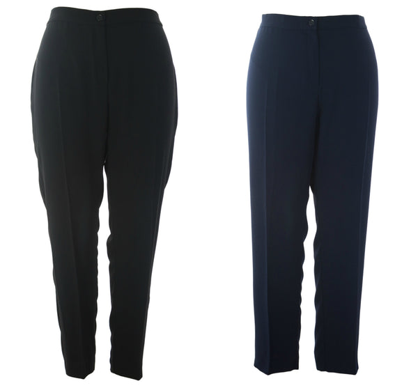 MARINA RINALDI Women's Rebus Button Front Slacks $225 NWT