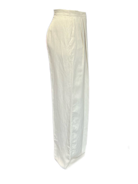 MARINA RINALDI Women's Yellow Recinto Wide Leg Pants $455 NWT