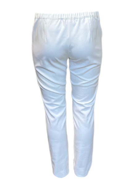 MARINA RINALDI Women's White Remo Slim Fit Dress Pants $255 NWT