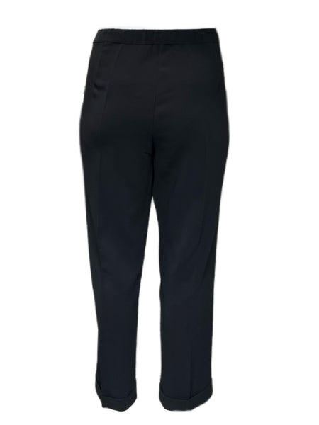 Marina Rinaldi Women's Nero Reame Straight Leg Pants Size 24W/33 NWT