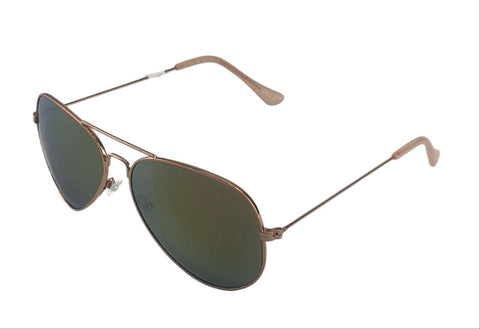 JOE'S JEANS Men's Rose Gold Aviator Sunglasses #JJ6016/78 One Size New