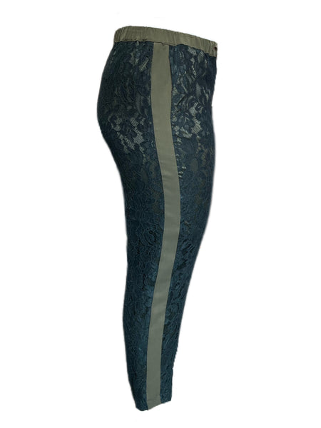 Marina Rinaldi Women's Dark Green Rio Straight Leg Pants Size 8W/17 NWT