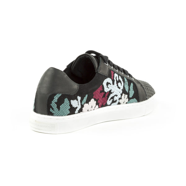REBECCA MINKOFF Women's Bleecker Embroidery Suede Sneakers $195 NIB