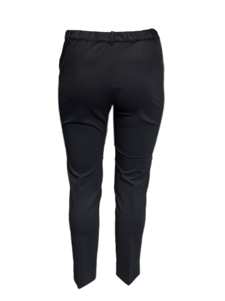 Marina Rinaldi Women's Nero Roger Straight Leg Pants NWT