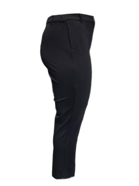 Marina Rinaldi Women's Nero Roger Straight Leg Pants NWT