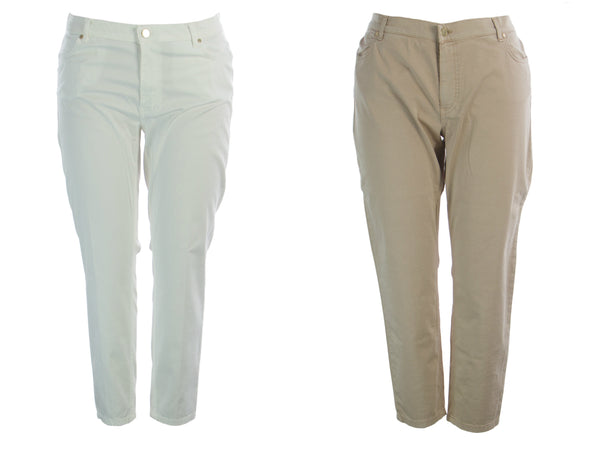 MARINA RINALDI Women's Rosa Straight Leg Pants $320 NWT