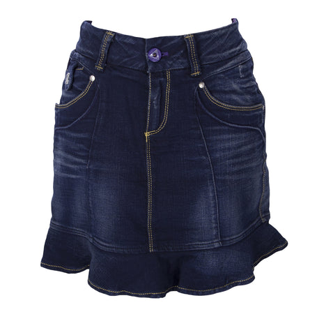 ROY ROGERS Women's Dark Blue A-Line Vintage Kory Denim Mini Skirt Size 29/43 NWT