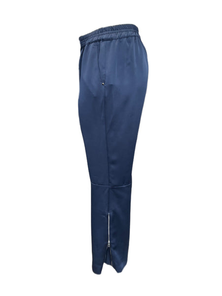 Marina Rinaldi Women's Blue Rabat Straight Leg Pants NWT