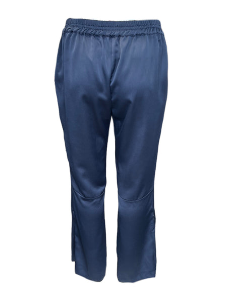 Marina Rinaldi Women's Blue Rabat Straight Leg Pants NWT