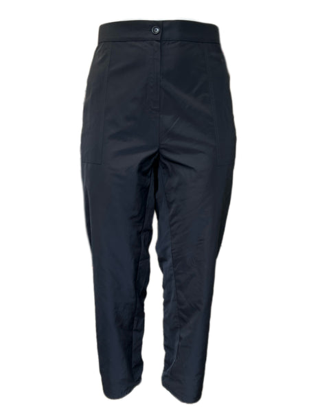 Marina Rinaldi Women's Black Rabico Straight Leg Pants Size 24W/33 NWT