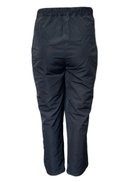 Marina Rinaldi Women's Black Rabico Straight Leg Pants Size 24W/33 NWT