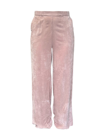 Marina Rinaldi Women's Pink Rabicco Velour Pants NWT