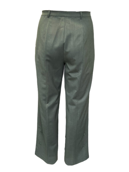 Marina Rinaldi Women's Kaki Racconto Straight Pants NWT