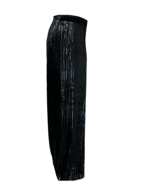 Marina Rinaldi Women's Black Radar Straight Leg Pants NWT