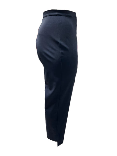 Marina Rinaldi Women's Blue Radiale Straight Leg Pants NWT