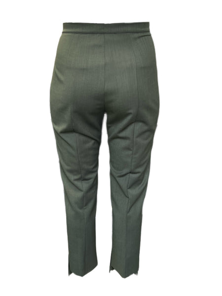 Marina Rinaldi Women's Green Radiale Skinny Pants NWT