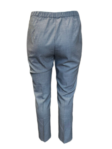 Marina Rinaldi Women's Nero Radicale Wool Blended Skinny Pants Size 14W/23