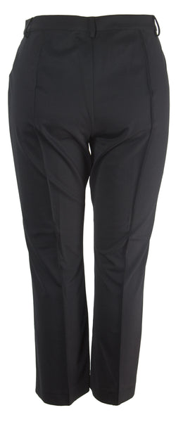 MARINA RINALDI Women's Black Raffa Slim Fit Trousers $380 NWT