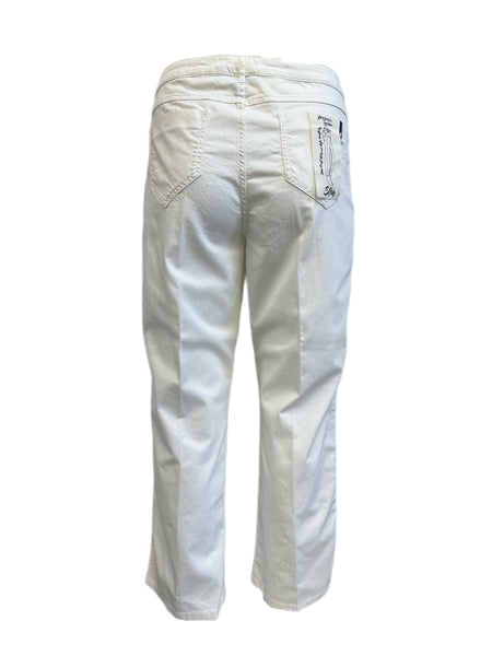 Marina Rinaldi Women's White Raffa Slimm Jeans Size 18W/27 NWT