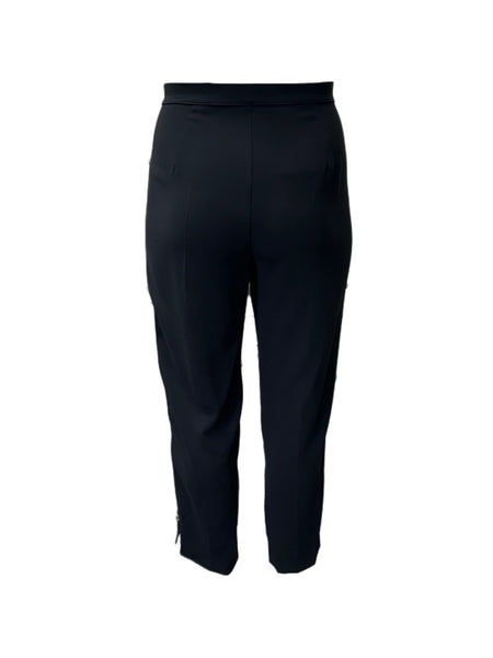 Marina Rinaldi Women's Black Raffaele Straight Leg Pants NWT