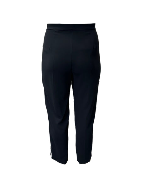 Marina Rinaldi Women's Black Raffaele Straight Leg Pants NWT