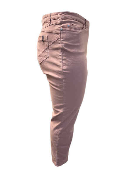 Marina Rinaldi Women's Pink Rafia Skiny Pants NWT