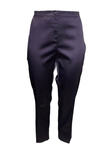 Marina Rinaldi Women's Purple Raggiox Straight Leg Pants NWT