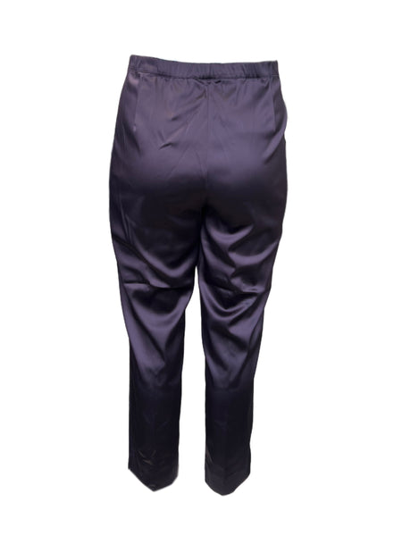 Marina Rinaldi Women's Purple Raggiox Straight Leg Pants NWT