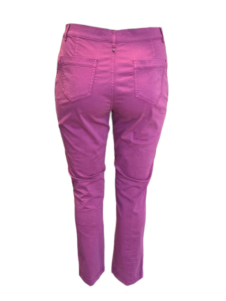 Marina Rinaldi Women's Pink Ragione Straight Leg Pants NWT