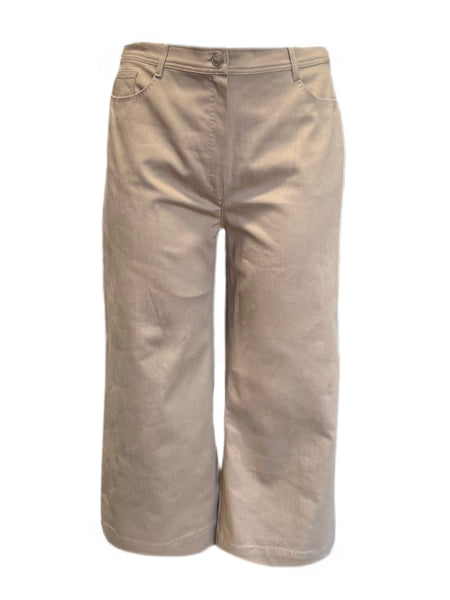 Marina Rinaldi Women's Camel Rampa Straight Pants Size 14W/23 NWT
