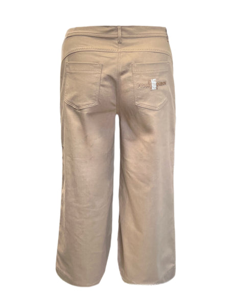 Marina Rinaldi Women's Camel Rampa Straight Pants Size 14W/23 NWT