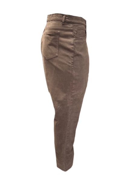 Marina Rinaldi Women's Brown Ranch Straight Leg Pants NWT