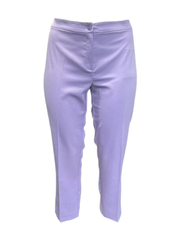 Marina Rinaldi Women's Purple Rapa Skinny Pants NWT