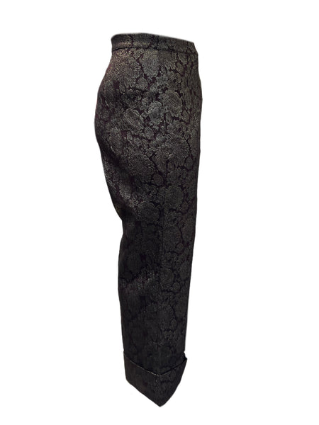 Marina Rinaldi Women's Gold Rapallo Straight Leg Pants NWT