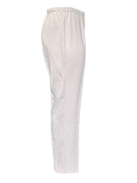 Marina Rinaldi Women's Sand Rapsodia Elastic Waist Straight Pants Size 14W/23