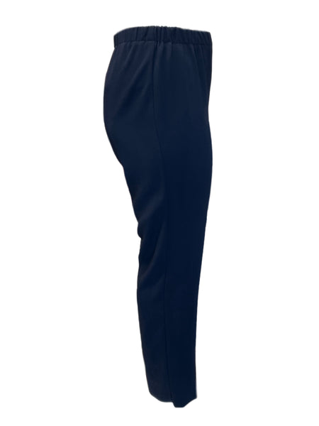 Marina Rinaldi Women's Blu Notte Rapsodia Straight Pants NWT