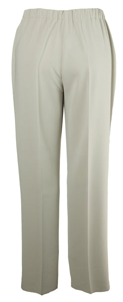 MARINA RINALDI Women's Beige Rapsodia Elastic Waist Trousers $395 NWT