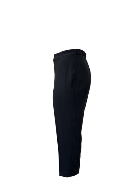 Marina Rinaldi Women's Black Raro Straight Leg Pants NWT