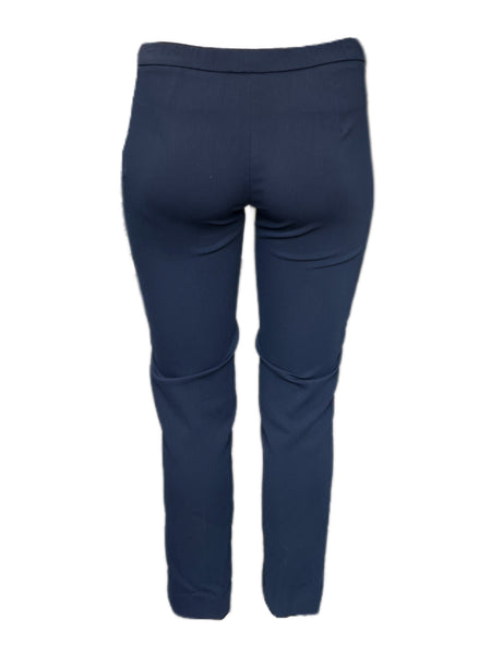 Marina Rinaldi Women's Dark Navy Raro Straight Leg Pants Size 8W/17 NWT