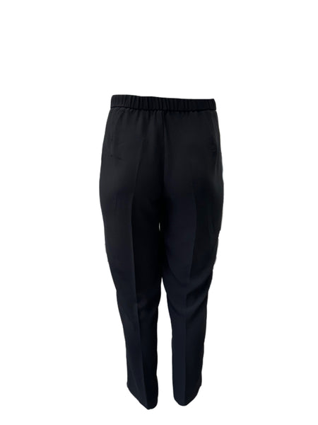 Marina Rinaldi Women's Black Raro Straight Leg Pants NWT