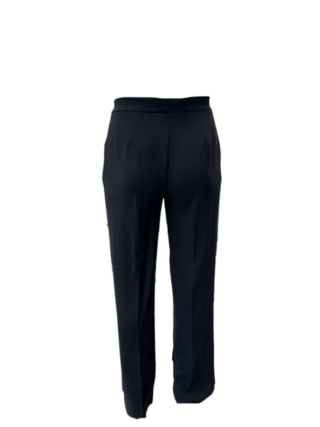 Marina Rinaldi Women's Black Raro Straight Leg Pants NWT