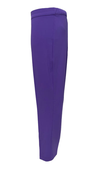 Marina Rinaldi Women's Purple Ravel Straight Leg Pants NWT