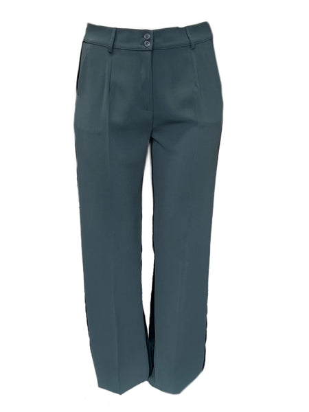 Marina Rinaldi Women's Green Ravenna Skinny Pants NWT